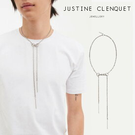 ジュスティーヌクランケ Justine Clenquet ジョアン ネックレス Joan necklace チョーカー パラジウム レディース メンズ[アクセサリー]