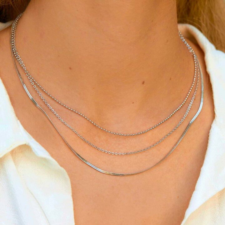 楽天市場 Puravida プラヴィダ ネックレス Layered Chain Choker メンズ レディース ユニセックス ロンハーマン プレゼント ペア アクセサリー S S Shop