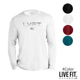 リブフィット LIVE FIT OLYMPUS UV LONG SLEEVE 長袖 Tシャツ ロンT メンズ 筋トレ ジム ウエア スポーツウェア 正規品[衣類]