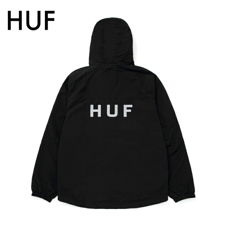 楽天市場】ハフ HUF ナイロンジャケット フード付き ESSENTIALS ZIP  