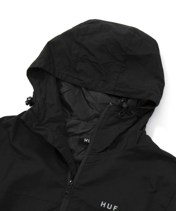楽天市場】ハフ HUF ナイロンジャケット フード付き ESSENTIALS ZIP  