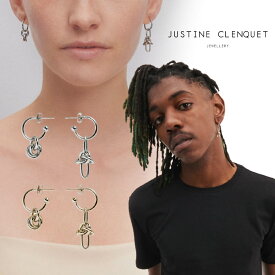 ジュスティーヌクランケ Justine Clenquet ダリア ピアス Daria earrings シルバー ゴールド レディース メンズ ユニセックス パラジウム[アクセサリー]