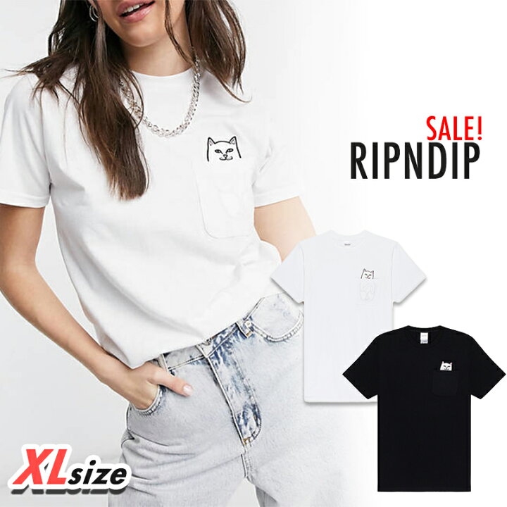 楽天市場】リップンディップ Tシャツ RIPNDIP ポケT 半袖 Lord Nermal 