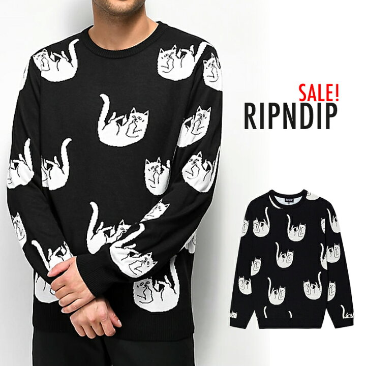 楽天市場】リップンディップ ニット RIPNDIP FALLING NERM KNIT 