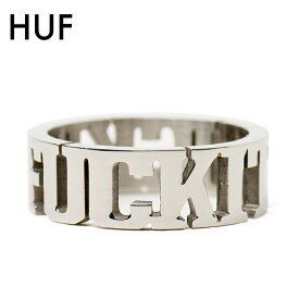 ハフ 指輪 HUF FUCK IT RING リング シルバー プレゼント アクセサリー スケーター ストリート系 スケートボード 人気 メンズ 正規品 AC00865 [衣類]