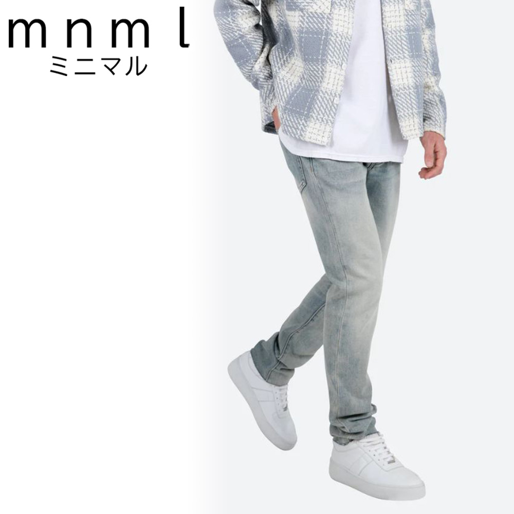 mnml デニム ミニマル スキニー パンツ D53 STRAIGHT DENIM ファッション おしゃれ スリム テーパード 韓国 ファッション メンズ [衣類]