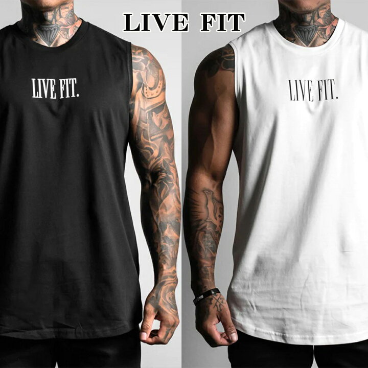 楽天市場】リブフィット タンクトップ OFFSET MUSCLE TANK トップス 