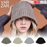 VARZAR バザール バケットハット VARZAR Monogram Label Wool Knit Bucket Hat ロゴ バケハ 帽子 キャッ…