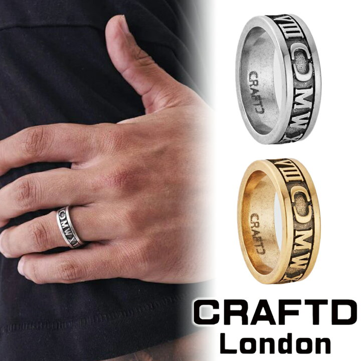 楽天市場】CRAFTD London クラフトロンドン INCEPTION RING 指輪 