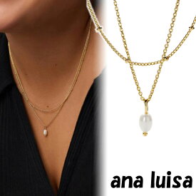 ana luisa アナルイサ ネックレス 14K TATE SET ゴールド 金 低刺激性 アクサセリー 誕生日 プレゼント ギフト 贈り物 お祝い パーティー 結婚式 二次会 人気 ホワイトデー [アクセサリー]