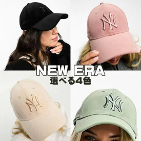 【6/5限定★抽選で2人に1人最大100%ポイントバック！要エントリー】 ニューエラ キャップ NEW ERA 帽子 Women’s New Era 9Forty NY Yankees velour cap キャップ レディース かわいい 韓国 ストリート NY 正規品[帽子]