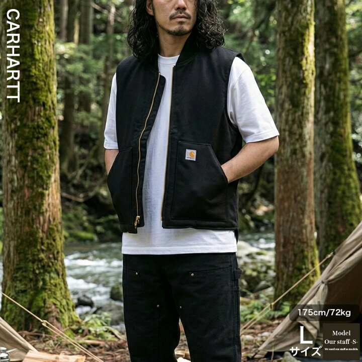 楽天市場】カーハート ベスト Carhartt V01 ダック ワークベスト Duck 