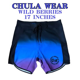 チュラウェア サーフパンツ CHULA WEAR ステージ ショーツ 水着 WILD BERRIES 17 INCHES ハーフパンツ 短パン フィジーカー 大会 メンズ 筋トレ ジム ウエア 正規品[衣類]