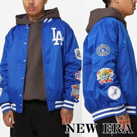 ニューエラ LA ドジャース ジャケット NEW ERA Los Angeles Dodgers Nylon Varsity Jacket スタジャン メンズ ユニセックス 限定モデル 正規品 13501671[衣類]ユ00572