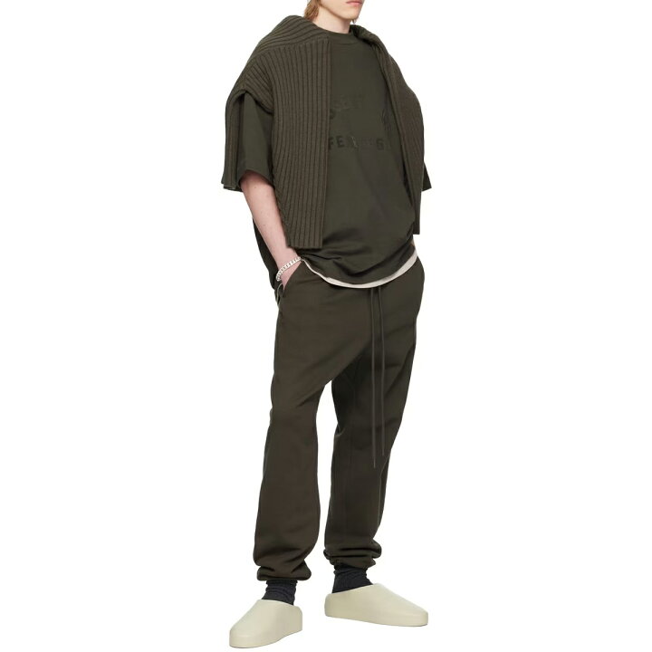 楽天市場】エッセンシャルズ Tシャツ FOG ESSENTIALS オリーブ クルー 