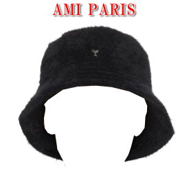 AMI Paris バケットハット 帽子 アミ パリス Black Ami De Cur Stud Bucket Hat ハート ロゴ バケハ AMI ALEXANDRE メンズ レディース ユニセックス 正規品 [衣類] ユ00582
