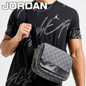 ジョーダン JORDAN ジョーダン モノグラム クロスボディ バッグ ショルダーバッグ 斜めかけ Jordan Monogram Messenger Bag グレー アクセサリー メンズ ユニセックス ナイキ Jordan 正規品 [鞄]ユ00572