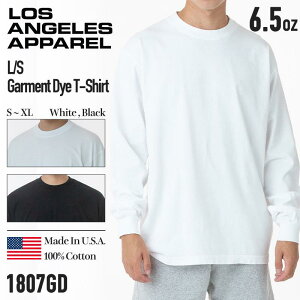 ���T���[���X �A�p���� ���� T�V���c �����Y LOS ANGELES APPAREL ���n ����T ���X�A�p 6.5�I���X �K�[�����g�_�C �N���[�l�b�NT�V���c 1807GD �I�[�o�[�T�C�Y �� �� ���j�Z�b�N�X [�ߗ�] ��00582