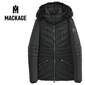 MACKAGE �}�b�J�[�W�� ���f�B�[�X �_�E���W���P�b�g �V�[�v�t�@�[ NADIA-SH-BLACK�y�V��z