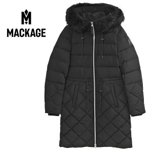 �}�b�J�[�W�� MACKAGE �_�E���R�[�g �~�h���� XENA-SH-BLACK�y�V��z