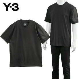 Y-3 同色ロゴ Tシャツ スリーブ ポケット UTILITY SHORT SLEEVE TEE KC6765-BLACK【新作】