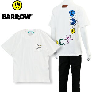 �o���[ BARROW T�V���c JERSEY T-SHIRT S6BWUATH082-412 �����Y ���� �R�b�g��100�� �N���[�l�b�N �z���C�g�y�V��z