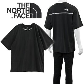 ノースフェイス ネックロゴ ZUMU リラックス Tシャツ ブラック 半袖 NF0A8GUY-JK3【新作】