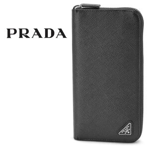 �v���_ PRADA �����z 2ML317-QHH-F0002 �T�t�B�A�[�m�g���C�A���O�� �W�b�v�A���E���h ���U�[ NERO �u���b�N ���E���h�t�@�X�i�[�y�V��z