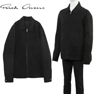 ���b�N�I�E�G���X RICK OWENS Concordians Brad Jacket RU02E1764DDR �u���b�N �J�V�~��100�� �����Y �W���P�b�g ���[�h�A�E�^�[�y�V��z