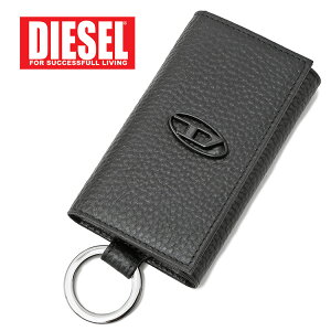 �f�B�[�[�� DIESEL �L�[�P�[�X 6�A X10609-P0685 HISSU EVO KEY HOLDER-T8013 �I�[�o��D �J�E���U�[ �O�܂� �u���b�N �y�V��z