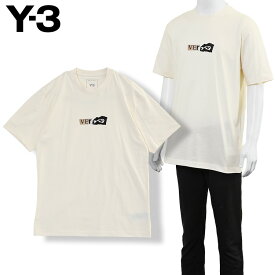 ワイスリー Y-3 グラフィック ショートスリーブ Tシャツ メンズ KQ9749 チョークホワイト シングルジャージー 半袖【新作】