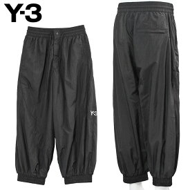 ワイスリー Y-3 ローエッジ 3ストライプス ナイロン シェル パンツ メンズ KE6632 ブラック ドローコード 軽量 【新作】