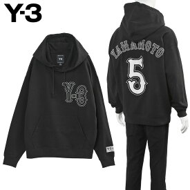 ワイスリー Y-3 パーカー エリート 5 グラフィック フーディー メンズ KQ9305 ブラック 刺繍ロゴ ルーズフィット【新作】