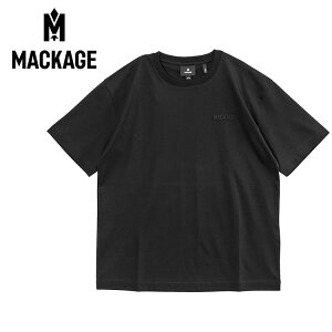 �}�b�J�[�W�� MACKAGE ���f�B�[�X T�V���c TEE-W-BLACK ���F�V���R�����S �����b�N�X�t�B�b�g �h���b�v�V�����_�[ �N���[�l�b�N�y�V��z