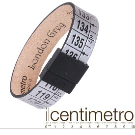 センチメトロ ilcentimetro レザーブレスレット シルバー 正規輸入品 ギフト【均一価格】