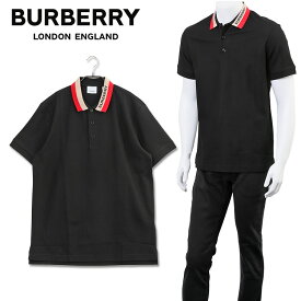 バーバリー BURBERRY ロゴディテール コットンピケ ポロシャツ 8039265-A1189 BLACK【新作】【SALE】
