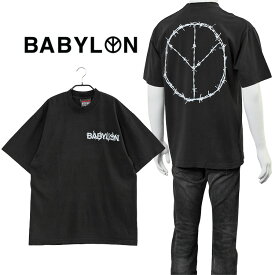 バビロン エルエー Babylon LA Tシャツ BARBED WIRE T-SHIRT B22P101011-BLACK【SALE】