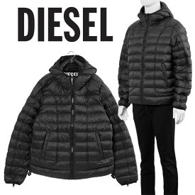 ディーゼル DIESEL フーデッド パデッド ジャケット バイカージップ A06145-0BHAZ W-SCOTT-NW-9XX【新作】