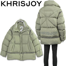 クリスジョイ KHRISJOY アーミーグリーン ダウンジャケット オーバーサイズ PUFF DETACHABLE PARKA CFPM050-NY-ARM130 ARMY【アウター】【SALE10】