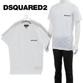 ディースクエアード DSQUARED2 ポケット Tシャツ Mini Gummy D2 T-Shirt S71GD1226-S23009-100【新作】【SALE】