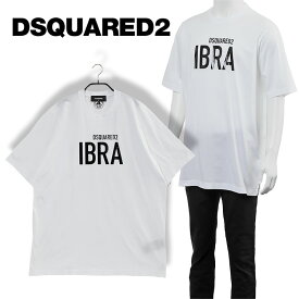 ディースクエアード DSQUARED2 イブラヒモビッチ Tシャツ IBRA T-Shirt オーバーサイズ フィット S78GD0067-S23009-100【新作】【SALE】