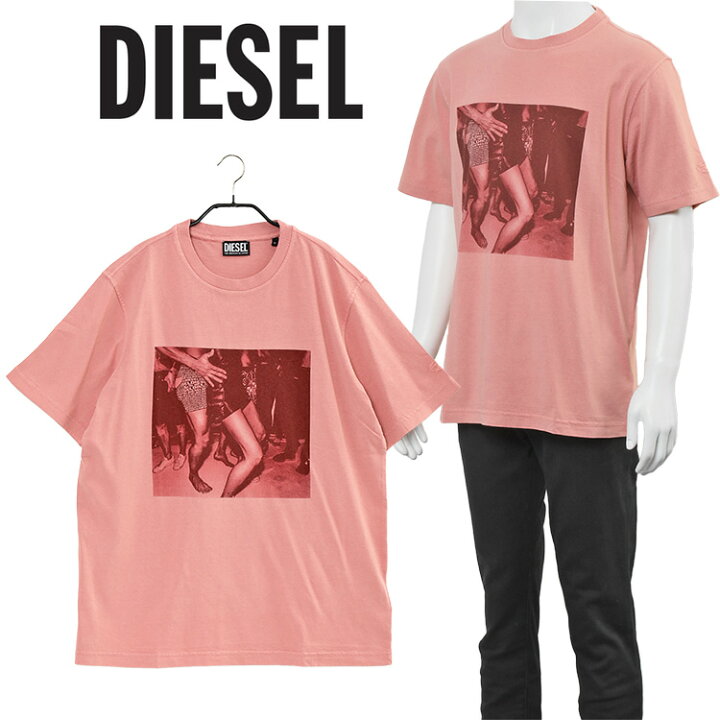 楽天市場】ディーゼル DIESEL Tシャツ パーティーフォト A07110-0DMAA 