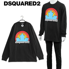 ディースクエアード DSQUARED2 ロンT Sunset Leaf ロングスリーブ Tシャツ 長袖 S71GD1227-S24380-900【SALE】