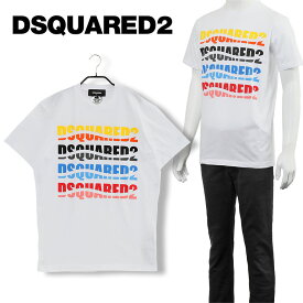 【送料無料】ディースクエアード DSQUARED2 Tシャツ D2 Color Wave Cool T-shirt S74GD1092-S23009-100【新作】【SALE】