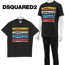 ディースクエアード DSQUARED2 Tシャツ D2 カラー ウェーブ クール S74GD1092-S23009-900【新作】【SALE】