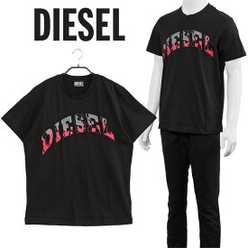 ディーゼル Tシャツ ディエゴ レギュラーフィット A10642-0AAXJ T-DIEGOR-G14-9XX ブラック【SALE】