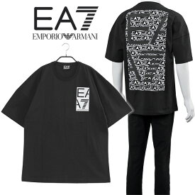 エンポリオ アルマーニ EMPORIO ARMANI EA7 Tシャツ Graphic Series レギュラープラスフィット 3RPT54-PJ7CZ-1200 ブラック【SALE】