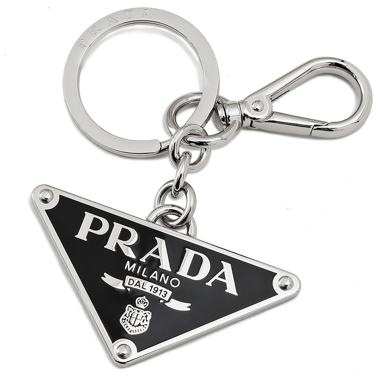 プラダ PRADA メタルキーリング 2PS057-66A-F0002 NERO【新作】 ＩＭＰＯＲＴＢＲＡＮＤ ＪＰ