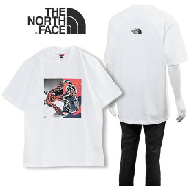 ノースフェイス Tシャツ カラビナ グラフィック センターロゴ バックプリント NF0A823Y M GRAPHIC T-SHIRT-FN4 TNF WHITE【新作】【SALE】