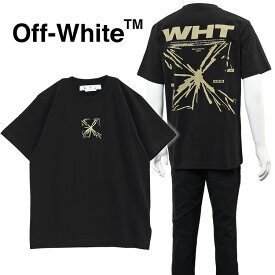 オフホワイト Off-White Tシャツ スプラッシュ アロー スリム OMAA027S23JER005-1017 ブラック/ベージュ【新作】【SALE】